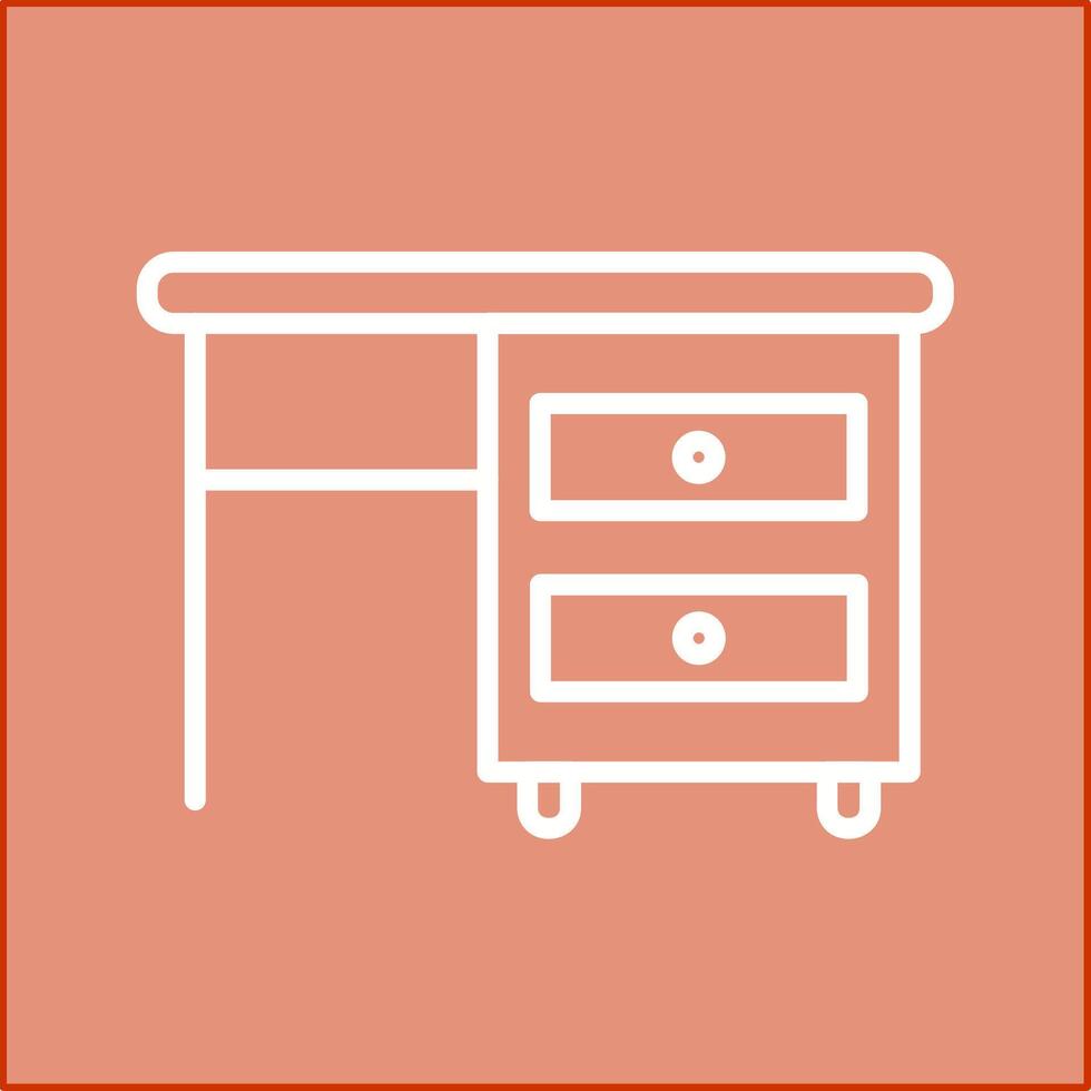 Table with Drawers I Vector Icon