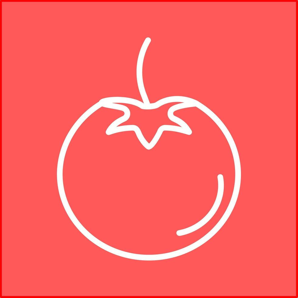 icono de vector de tomate