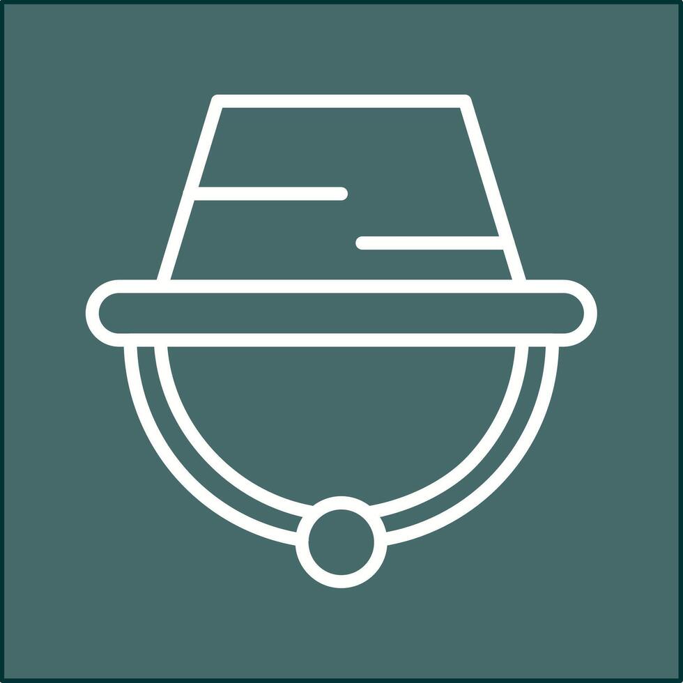 Camping Hat Vector Icon