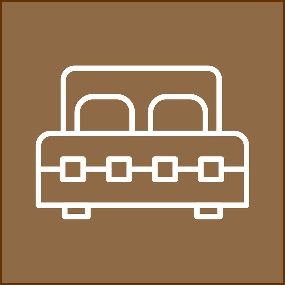 Double Bed I Vector Icon