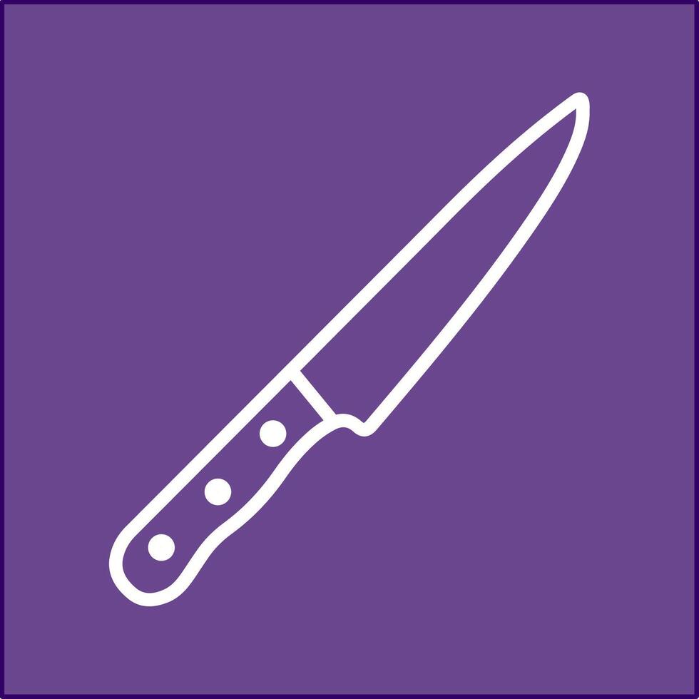 icono de vector de cuchillo