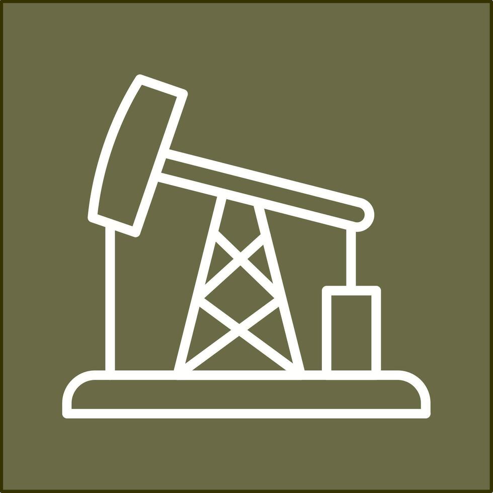 icono de vector de torre de perforación