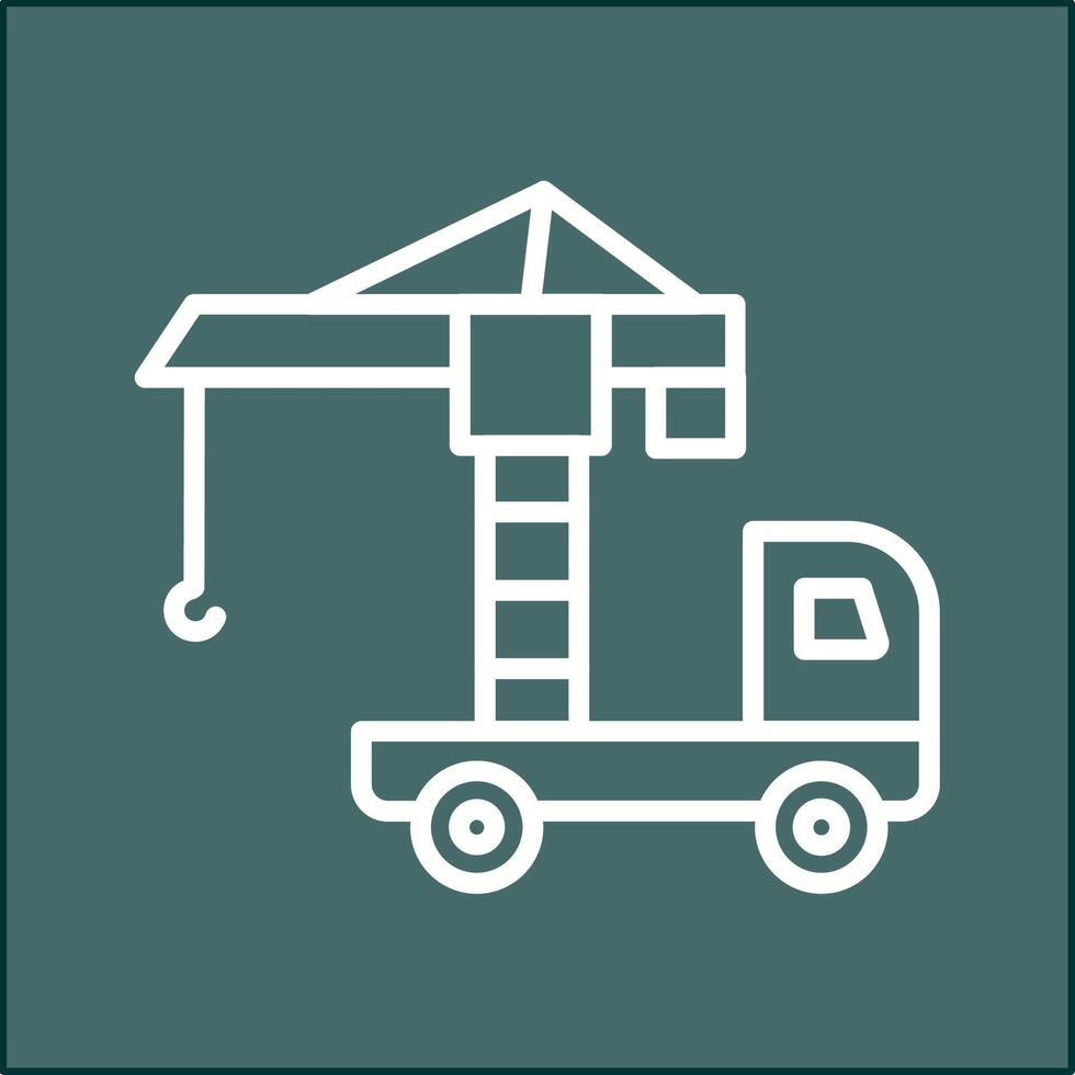 Lifter Crane Vector Icon