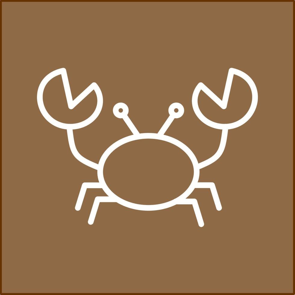 Crab Vector Icon