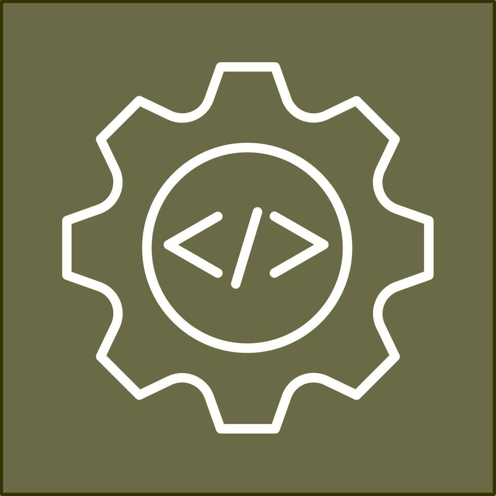 Coding Gear Vector Icon