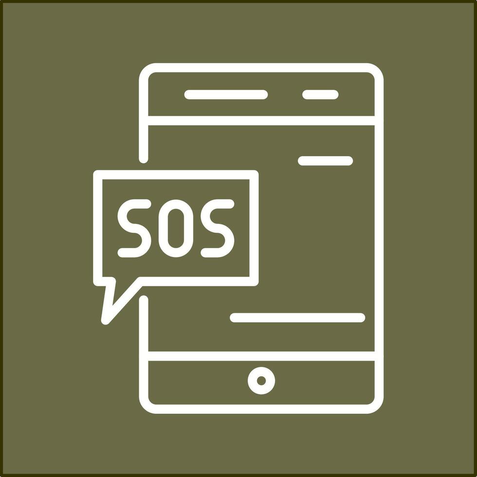 SOS Vector Icon