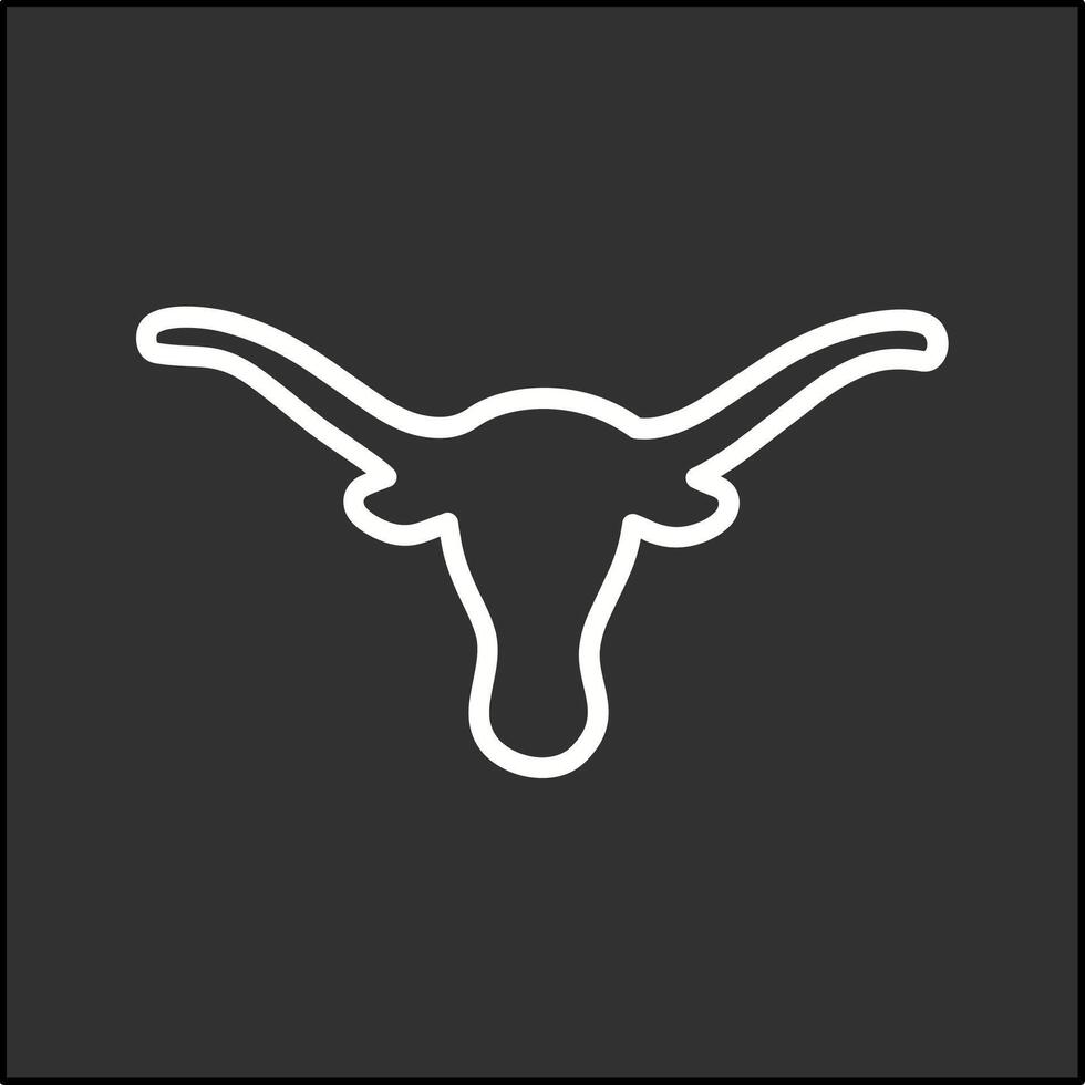 Bull Horns Vector Icon