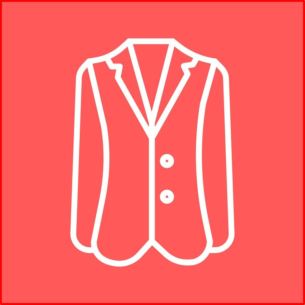 icono de vector de traje