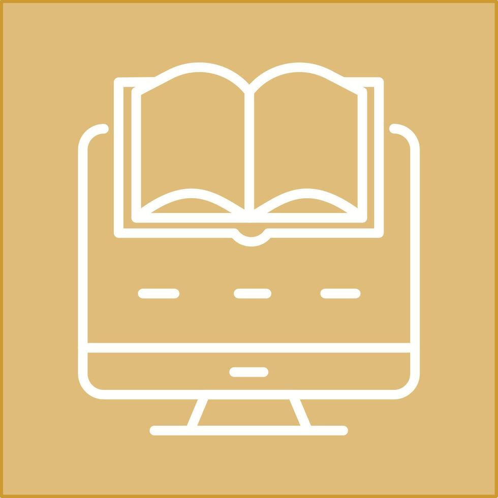 Digital Learning Vector Icon