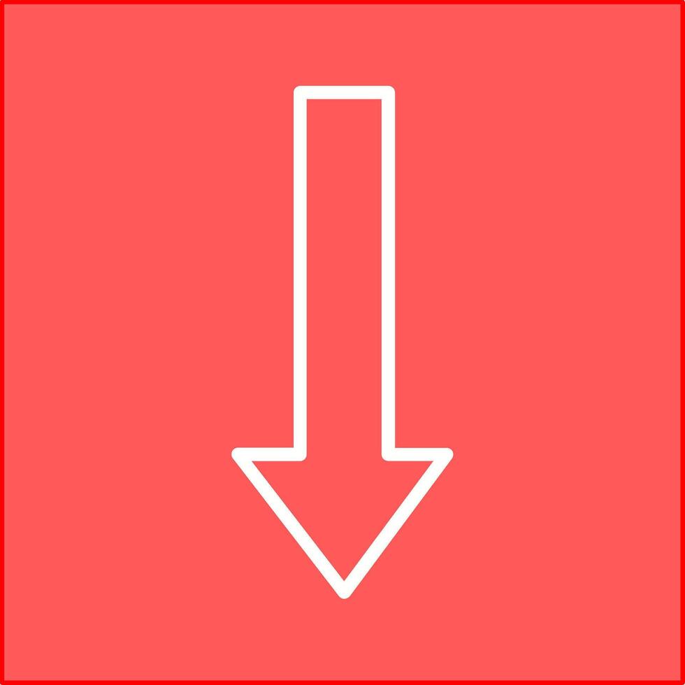 Arrow Down Vector Icon