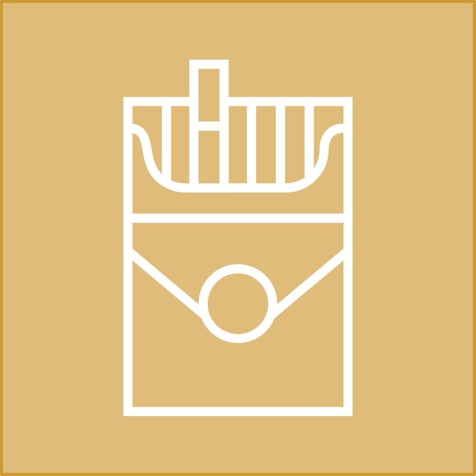 Cigarette Pack Vector Icon