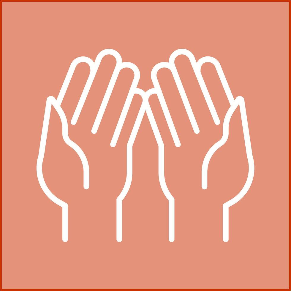 Praying Hands Vector Icon