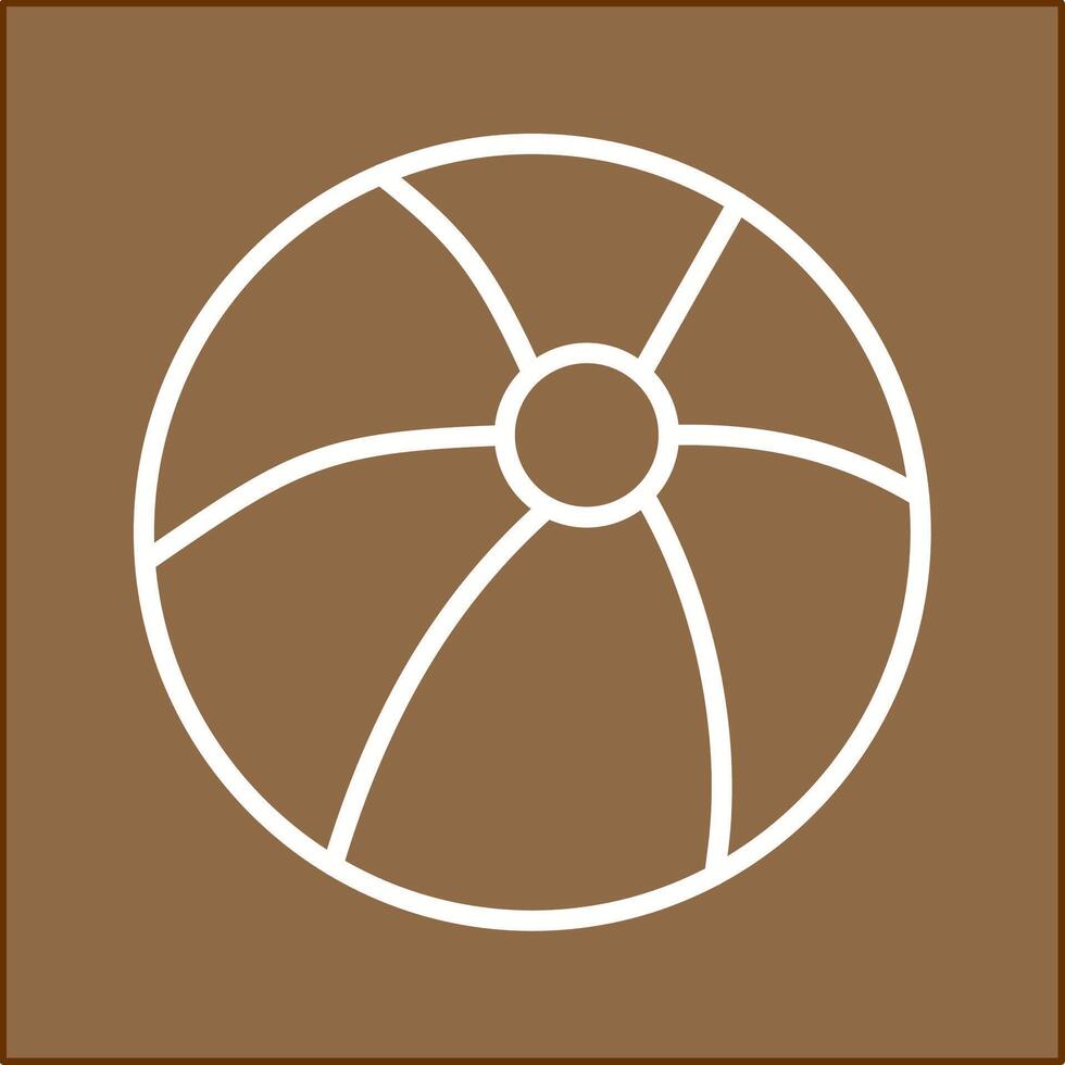Beach Ball Vector Icon