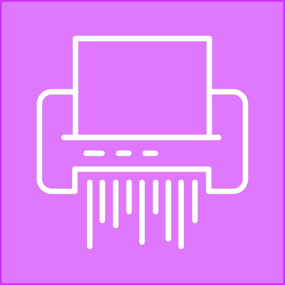 Paper Shredder Vector Icon