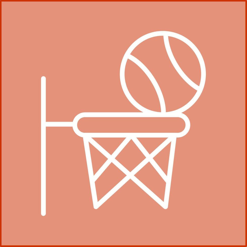 icono de vector de baloncesto