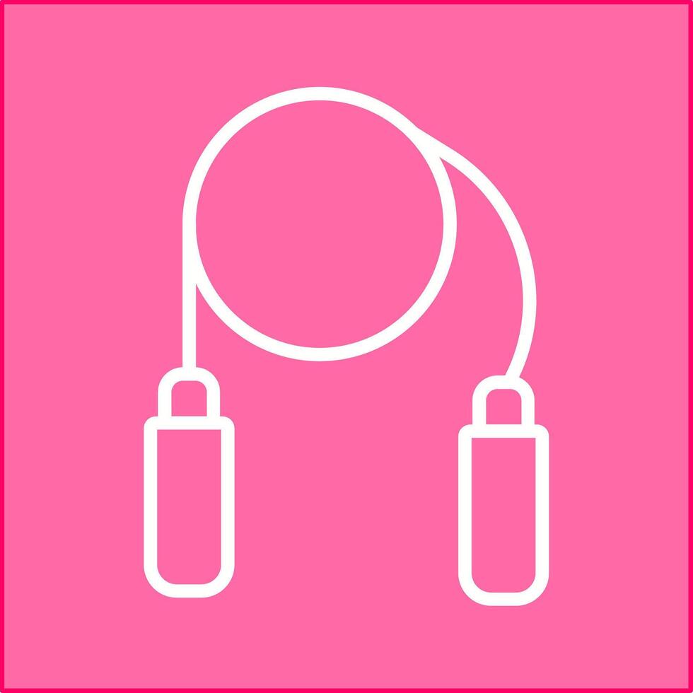 Jumping Rope Vector Icon