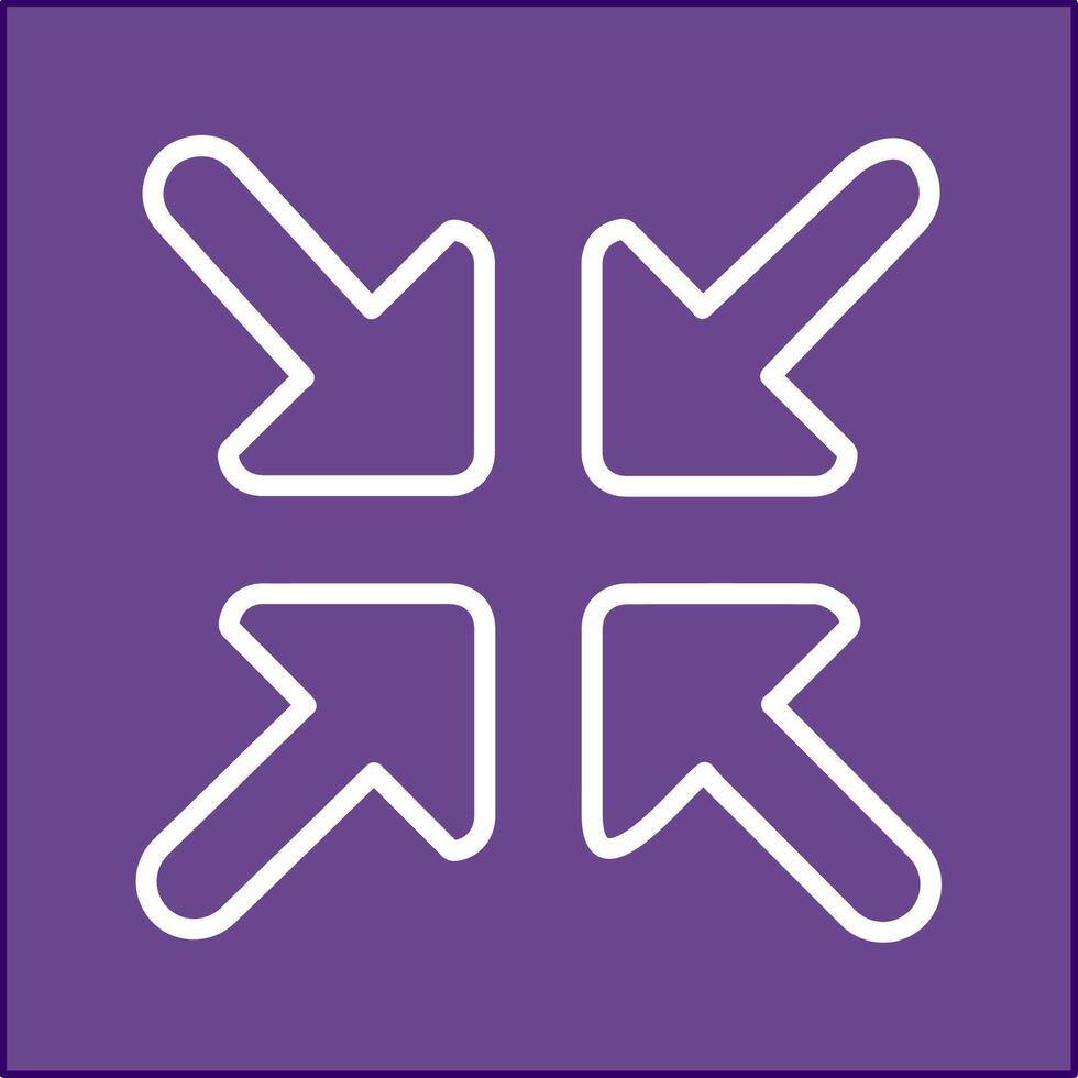 Reduce Arrow Vector Icon