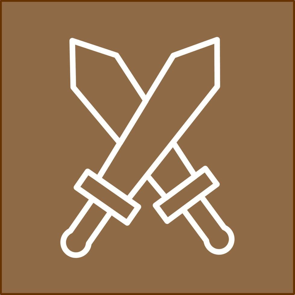 Two Swords Vector Icon