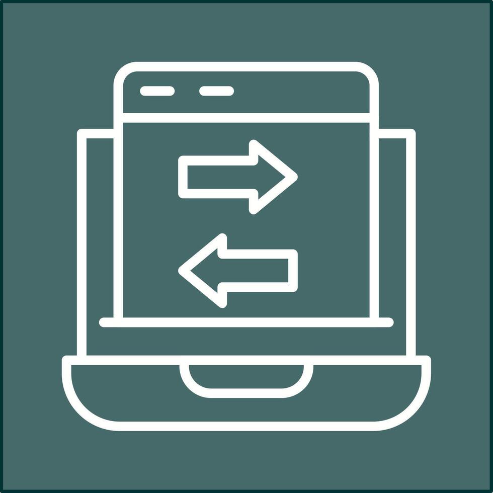 Data Transfer Vector Icon