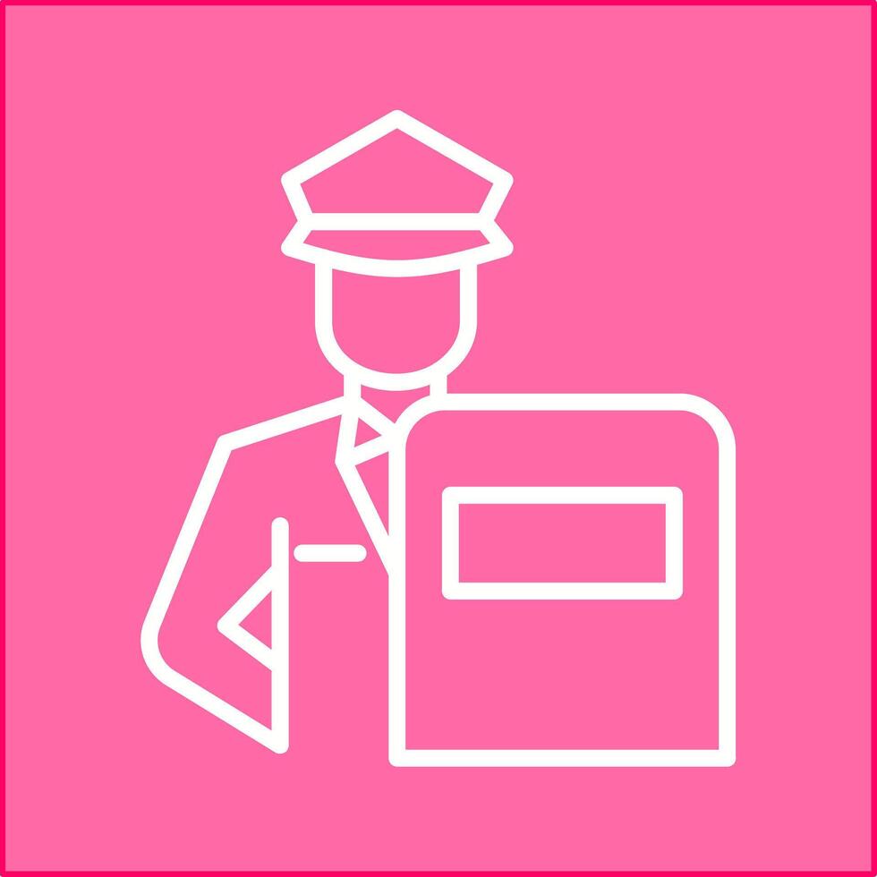 Riot Police Vector Icon