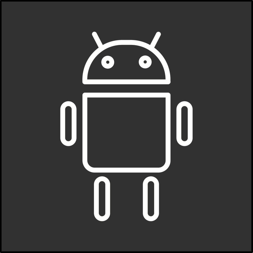 icono de vector de Android