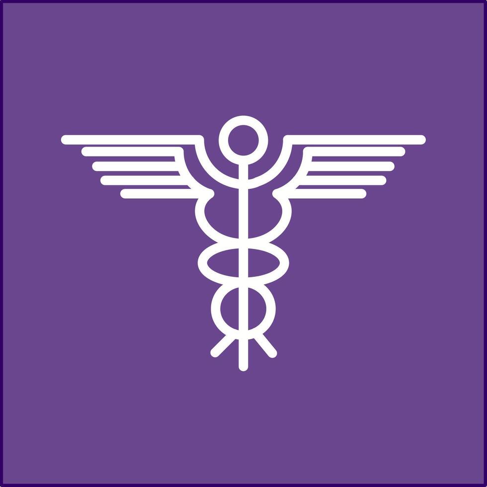 Caduceus Vector Icon