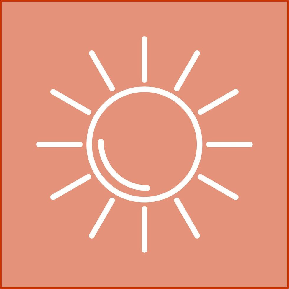 Sun II Vector Icon