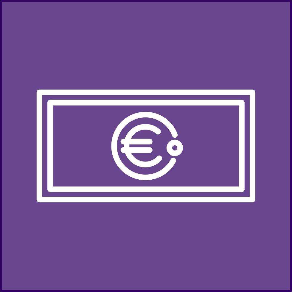 icono de vector de euro