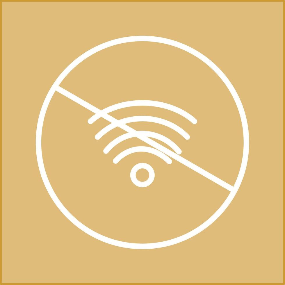 No Wifi Vector Icon