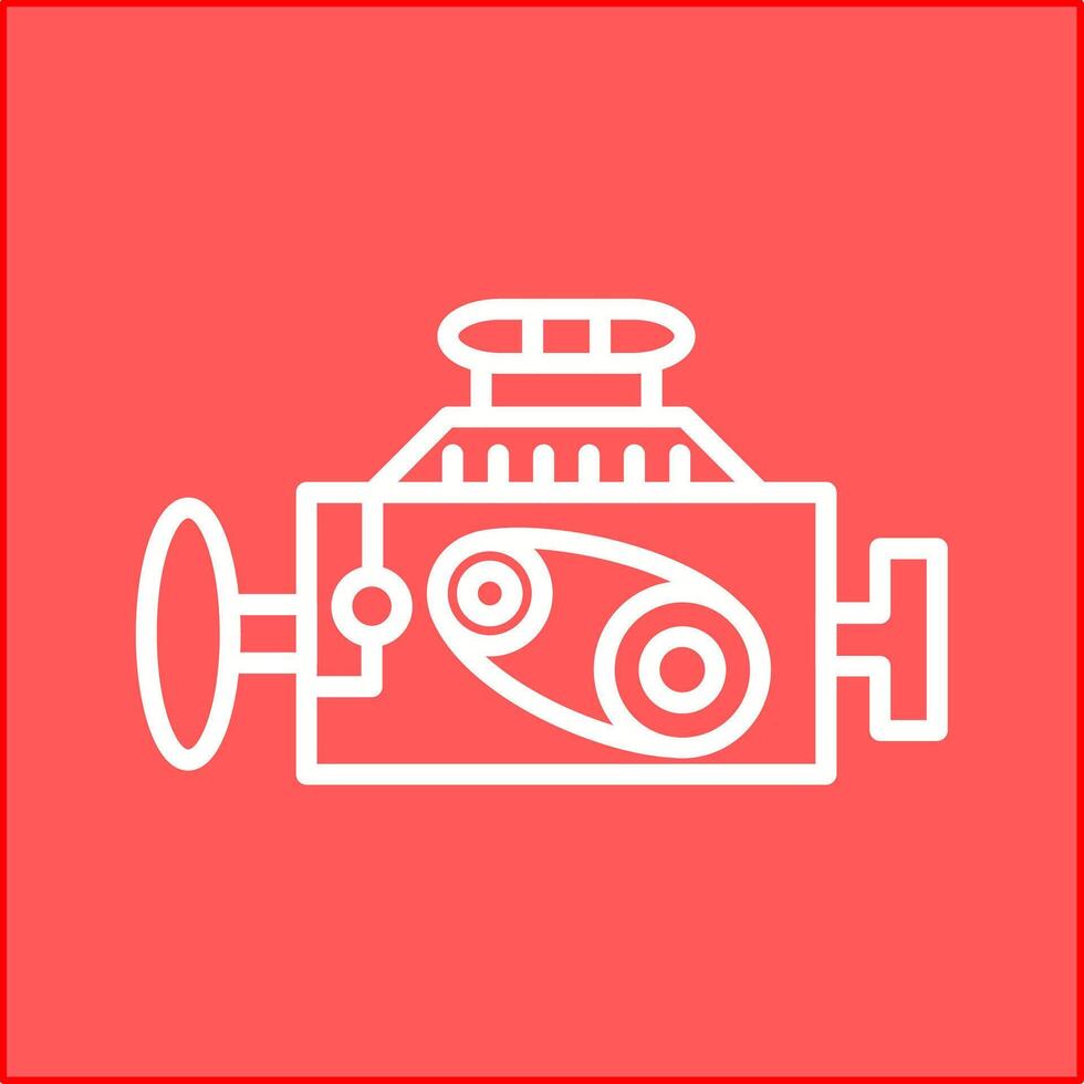 icono de vector de motor