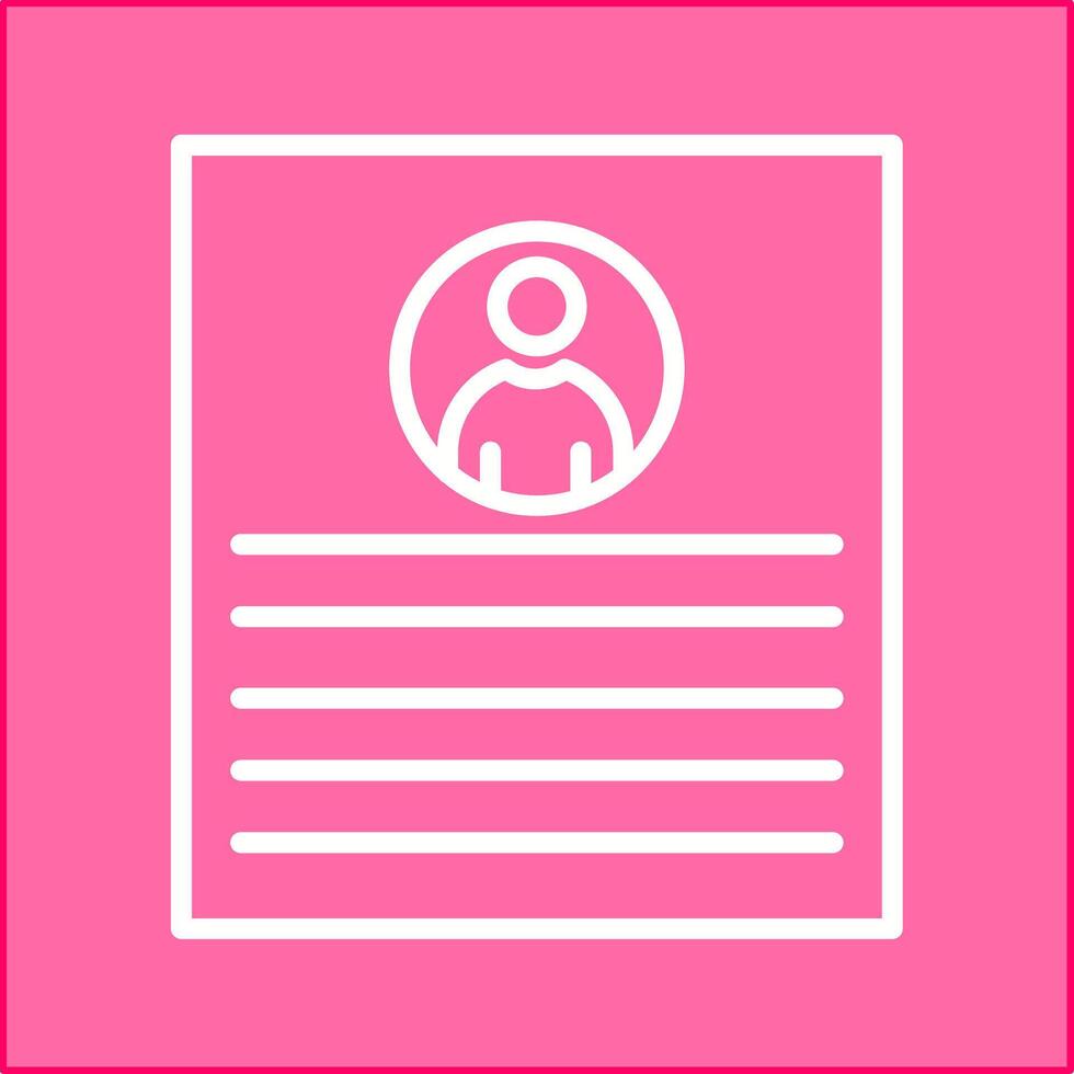 Client Profile Vector Icon