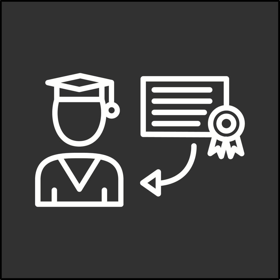 Receiving Degree Vector Icon