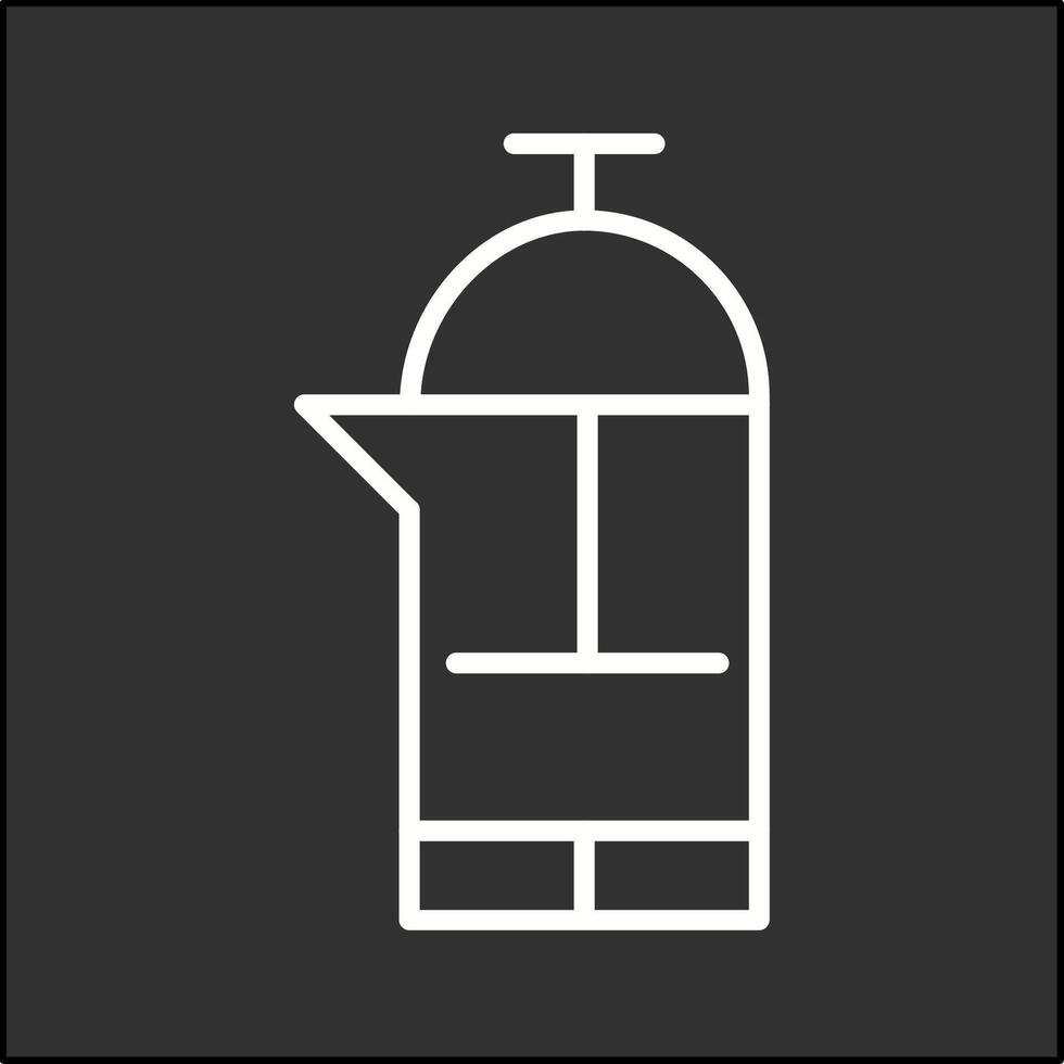 French Press Vector Icon