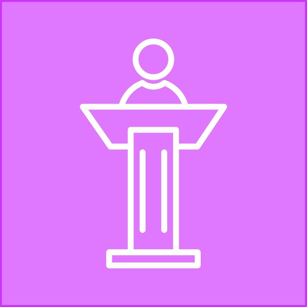 Podium Vector Icon