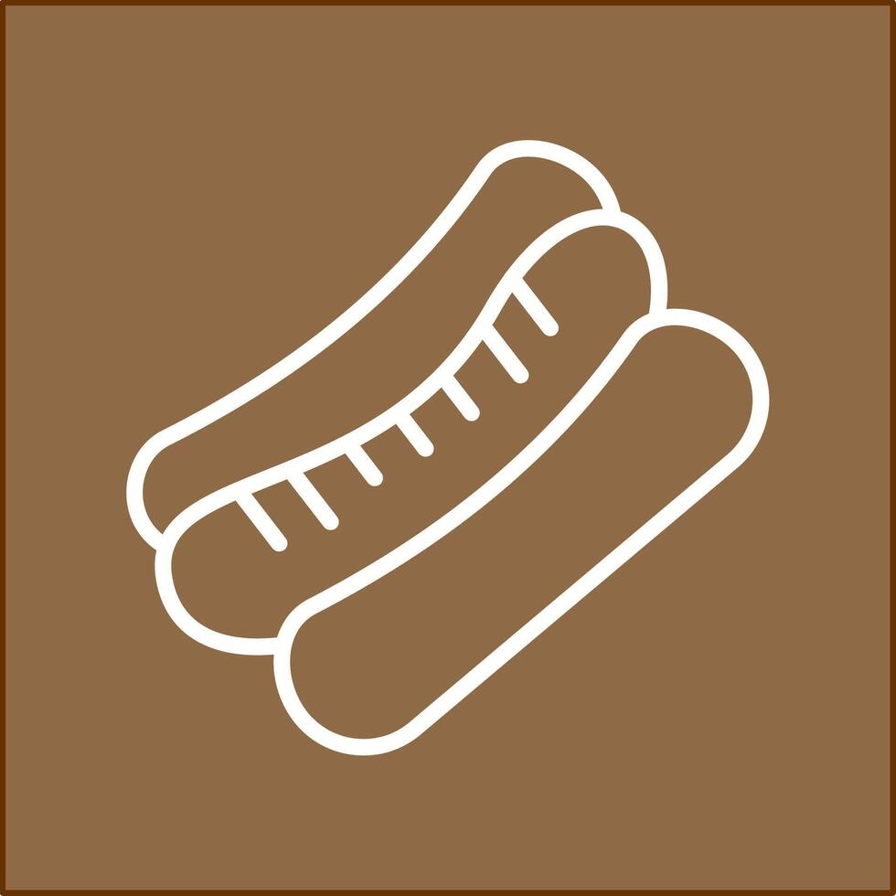 Hot Dog Vector Icon