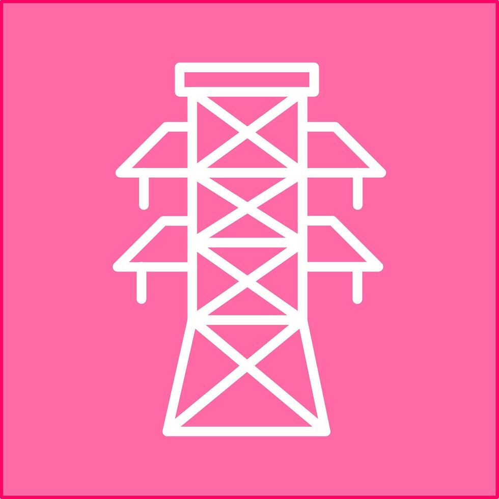 Electricity Tower Vector Icon
