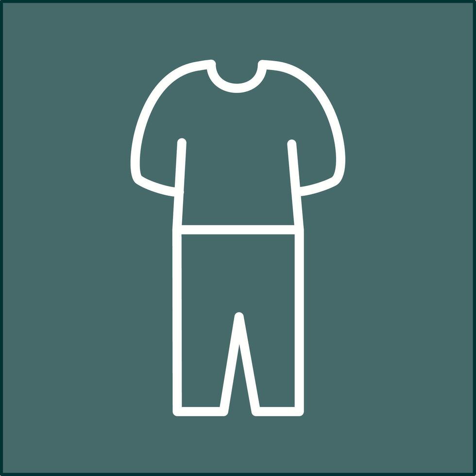 Pyjamas Suit Vector Icon