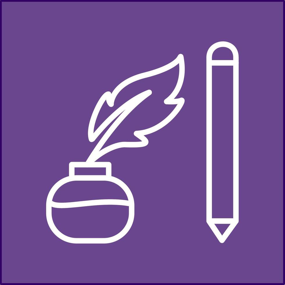 Writing Equipment Vector Icon