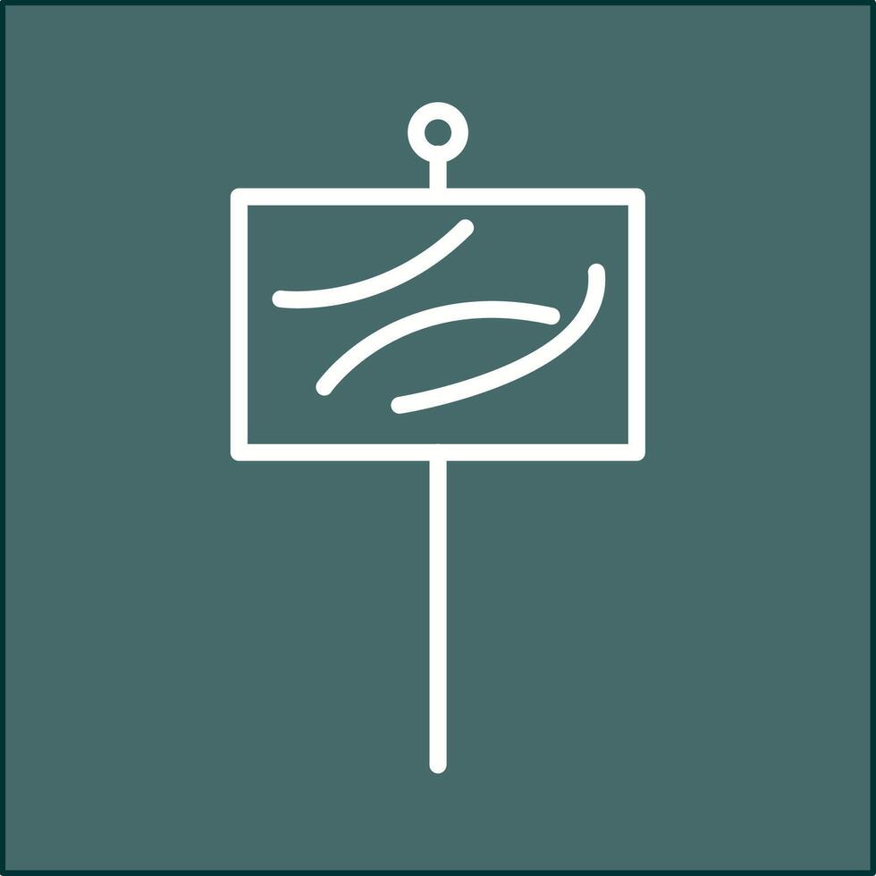 Beach Sign Vector Icon