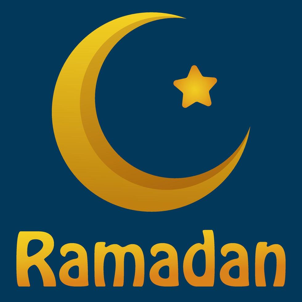 tarjeta postal para el Ramadán día festivo. vector ilustración.