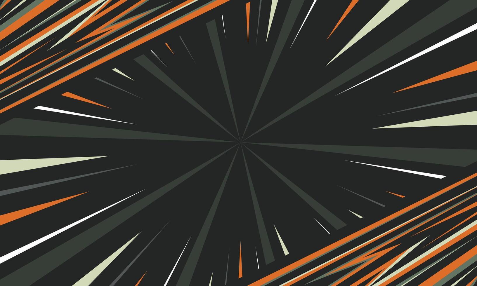 Abstract geometric background radial shape lines vector