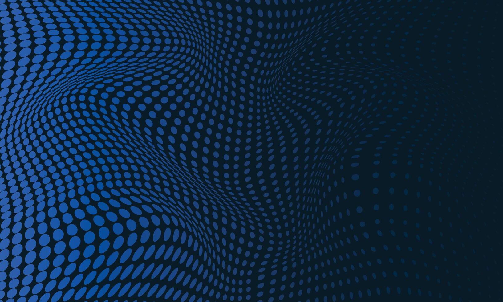 Wavy abstract dots pattern background vector