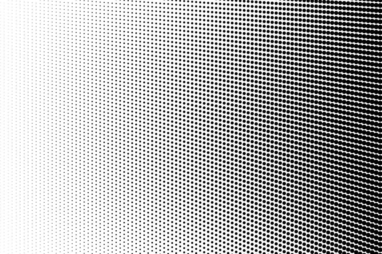 Gradient dotted halftone background. Halftone pattern texture overlay. Abstract black, white, dots. Vector illustration