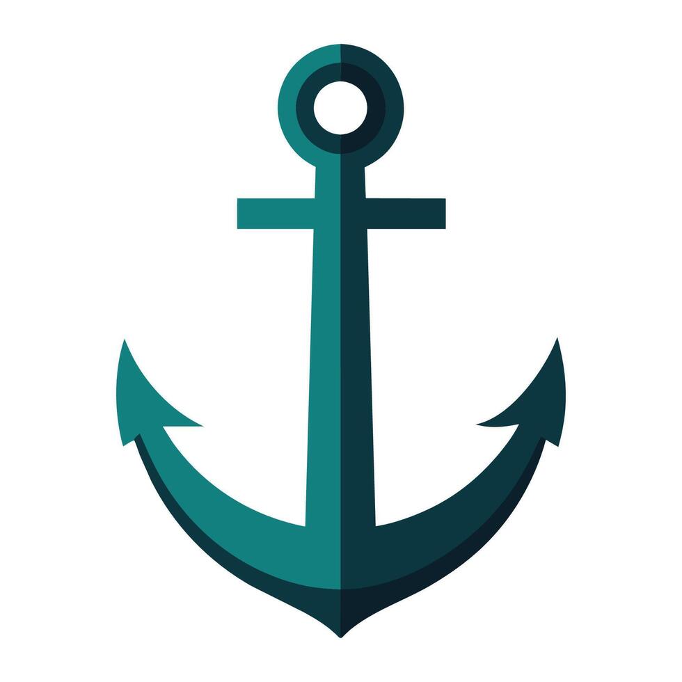 Anchor vector illustration on white background