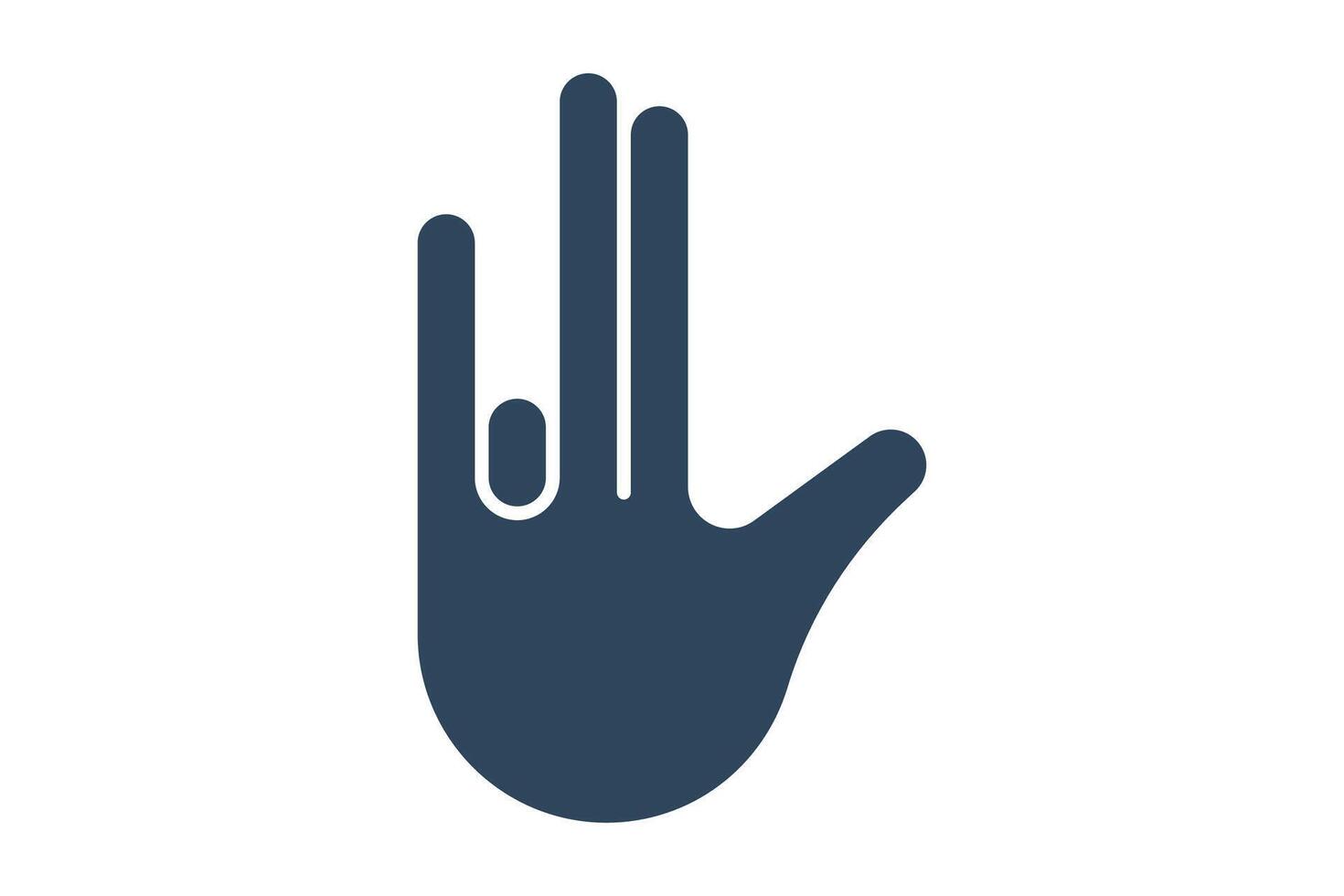 good sign language. positive good sign in with diverse hands, symbolizing approval. solid icon style. element illustration vector
