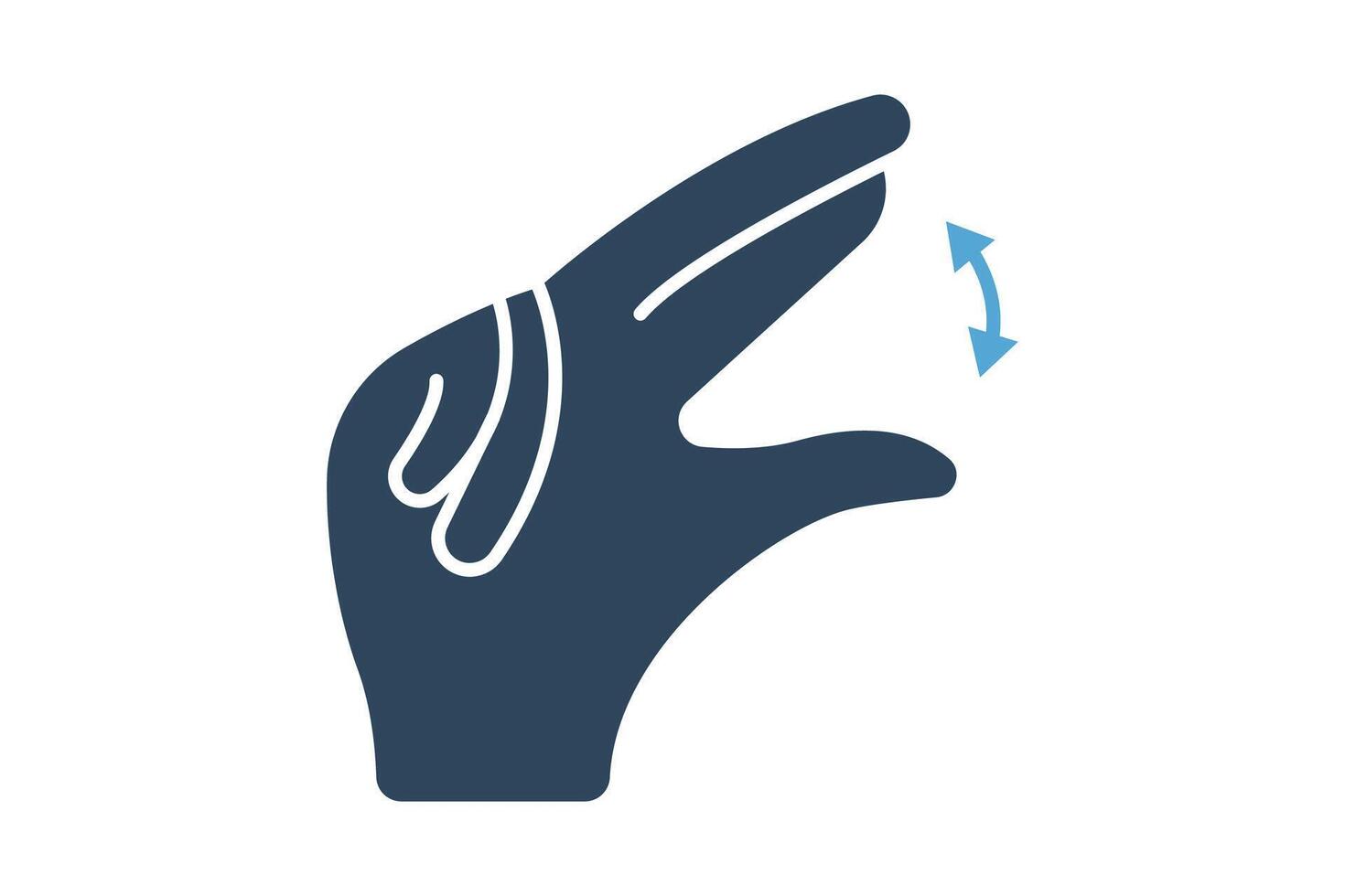 no sign language. negative No sign in with diverse hands, symbolizing disagreement. solid icon style. element illustration vector