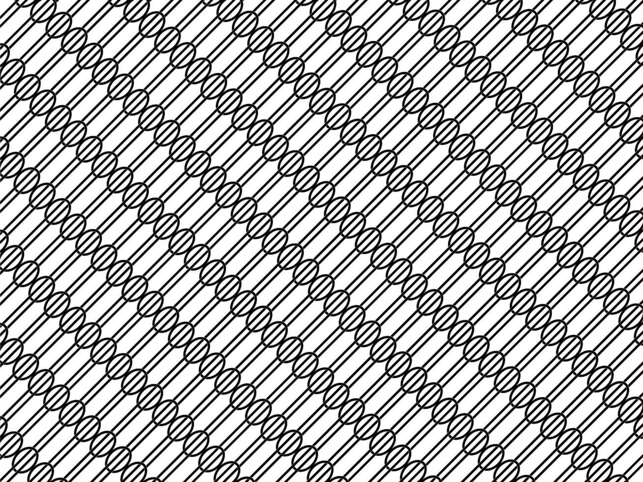 Stripe Line and Oval Shape Motifs Pattern, can use for Decoration, Wallpaper, Ornate, Background, Fabric, Textile, Fashion, Carpet, Tile, or Graphic Design Element. Vector Illustration