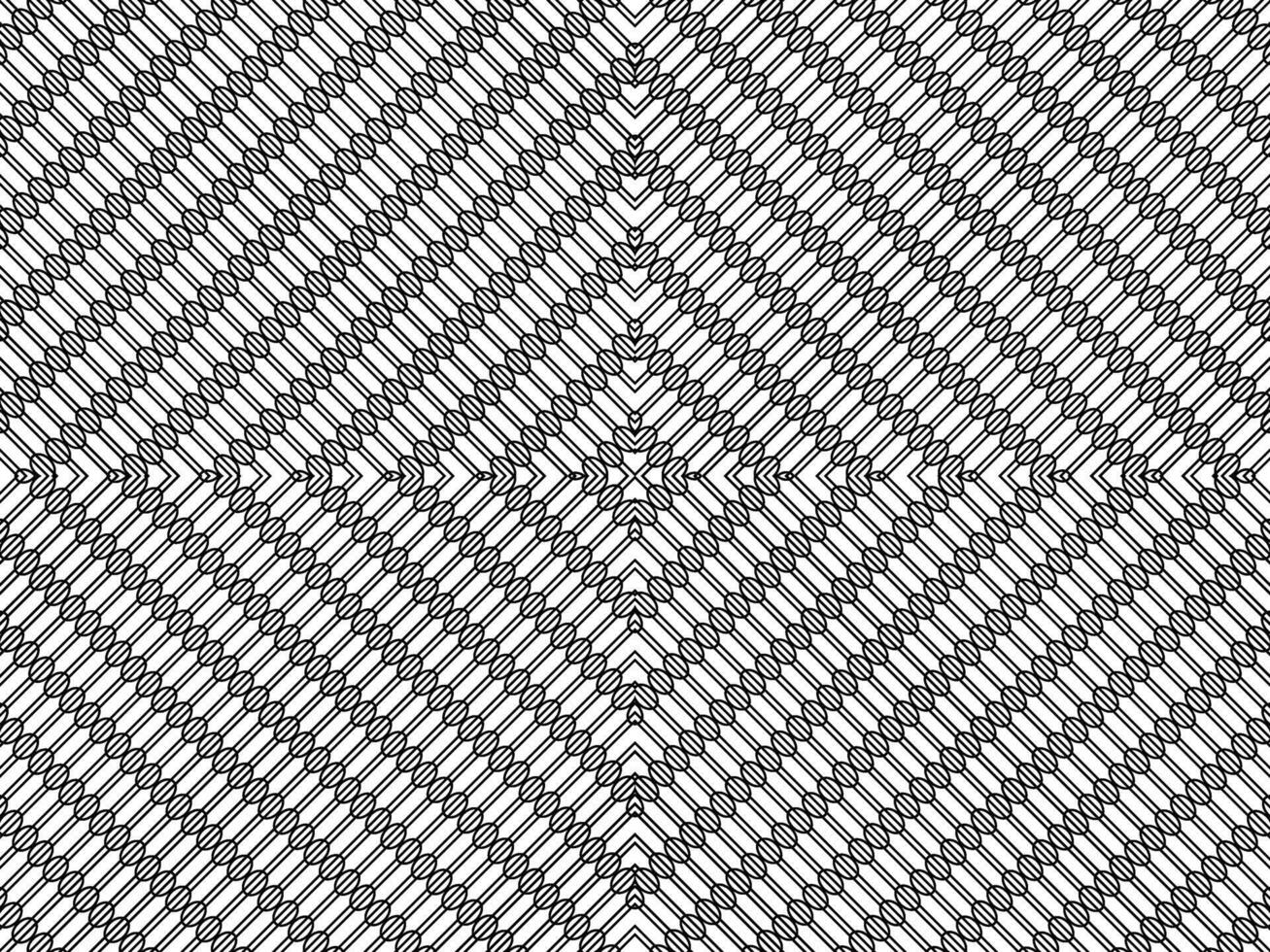 Stripe Line and Oval Shape Motifs Pattern, can use for Decoration, Wallpaper, Ornate, Background, Fabric, Textile, Fashion, Carpet, Tile, or Graphic Design Element. Vector Illustration