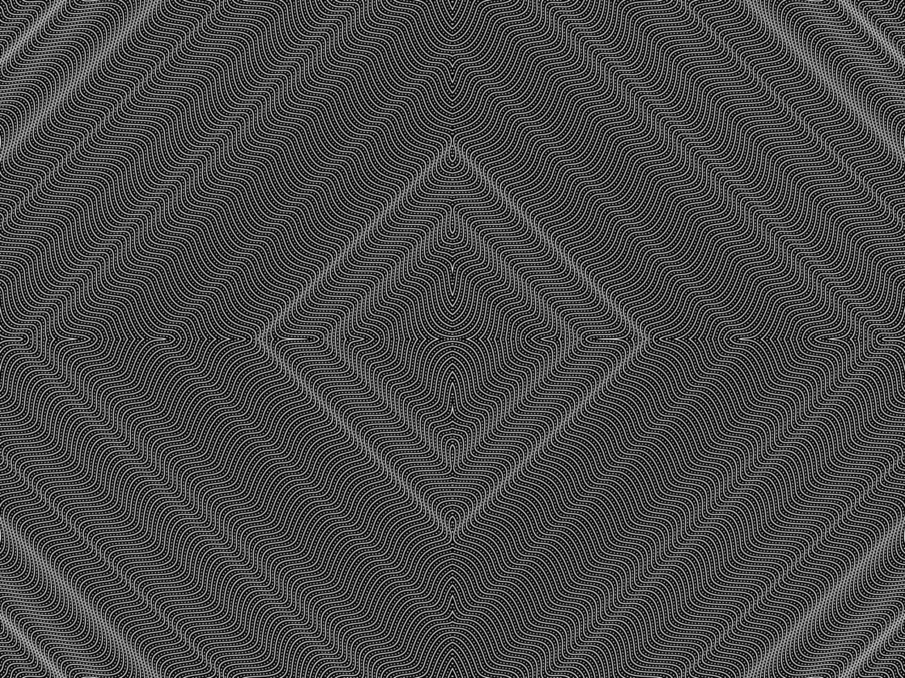 Optical Illusion Created from Artistic Lines Motifs Pattern, can use for Decoration, Background, Ornate, Fabric, Fashion, Textile, Carpet Pattern, Tile or Graphic Design Element. Vector Illustration