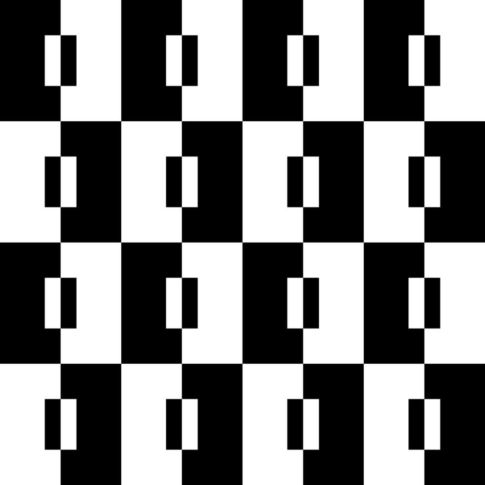 Square and or Rectangle Shape in Contrast Color, Black White, can use for Wallpaper, Cover, Decoration, Ornate, Ornament, Background, Wrapping, Fabric, Textile, Fashion, Tile, Carpet Pattern, etc. vector